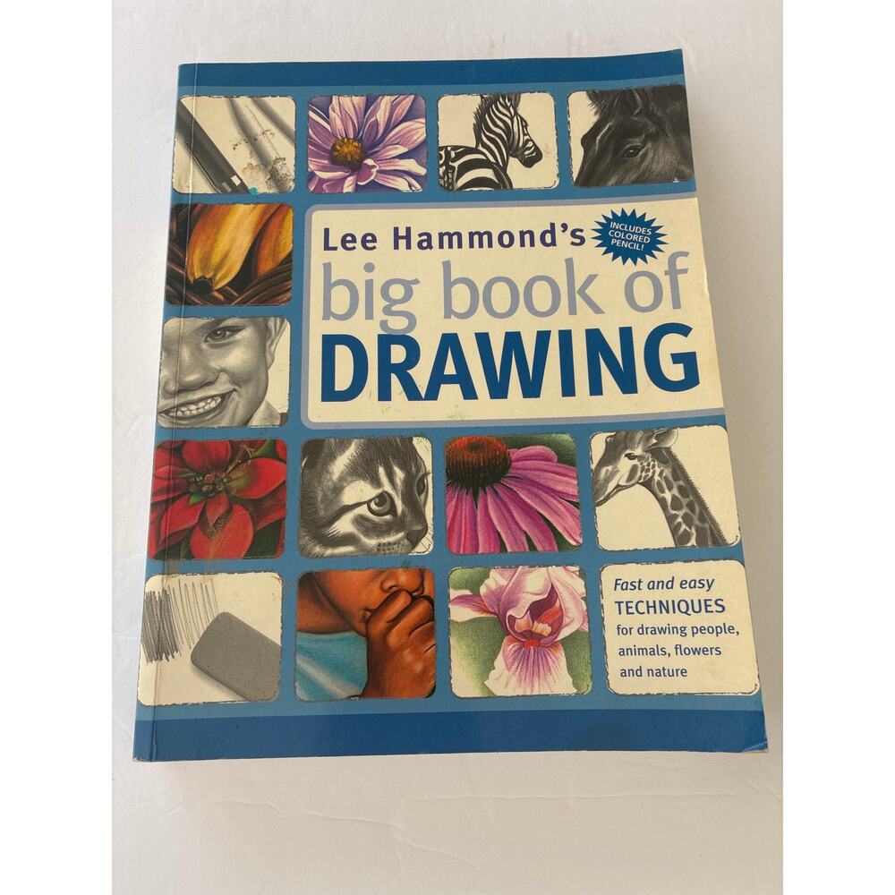 Lee Hammond Big Book of Drawing Art Instruction Sketching Paperback Book
